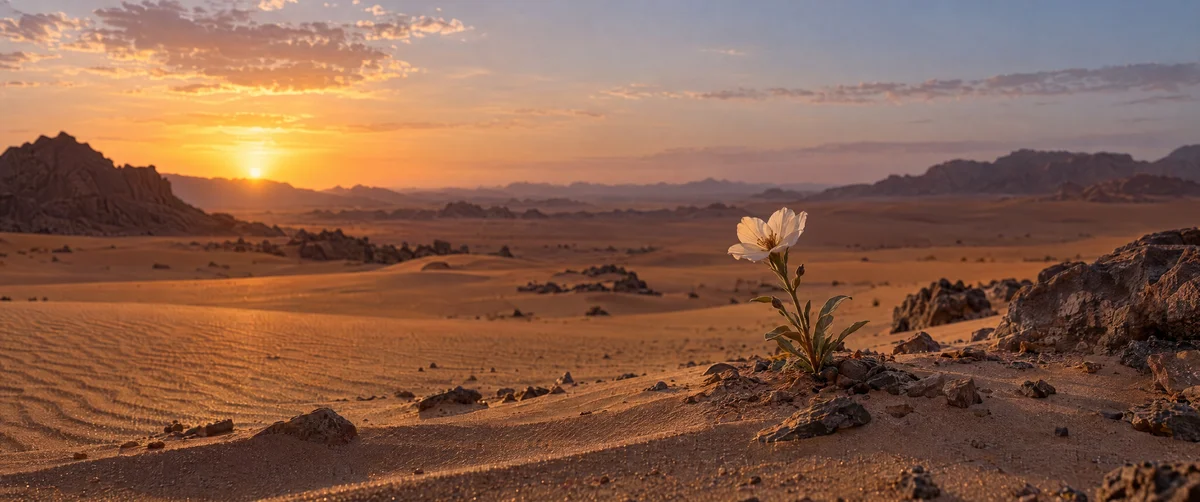 desert landscape · sunset · sand dunes