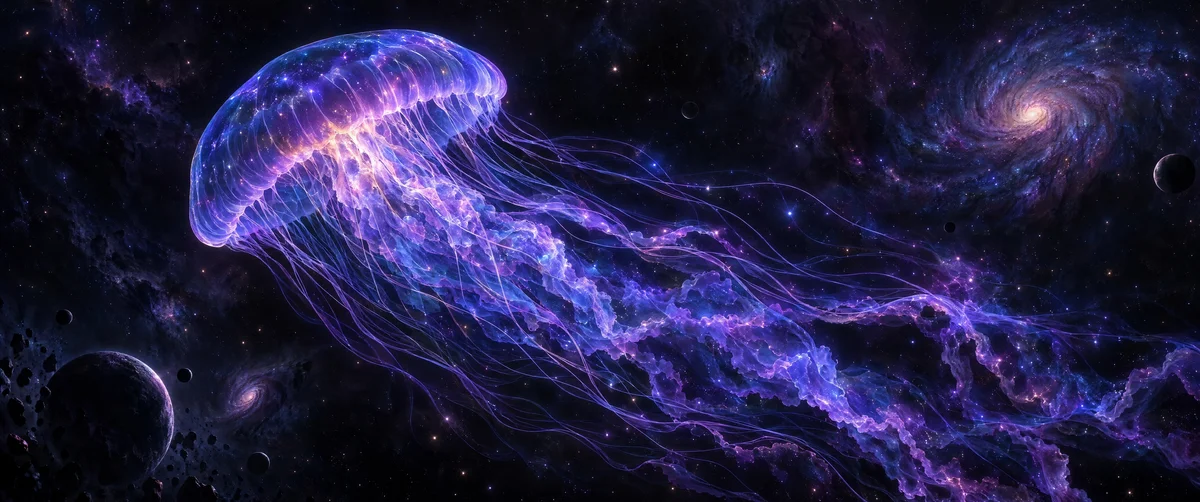 deep space · nebula · purple