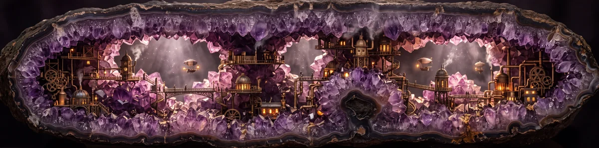 steampunk · fantasy · crystal