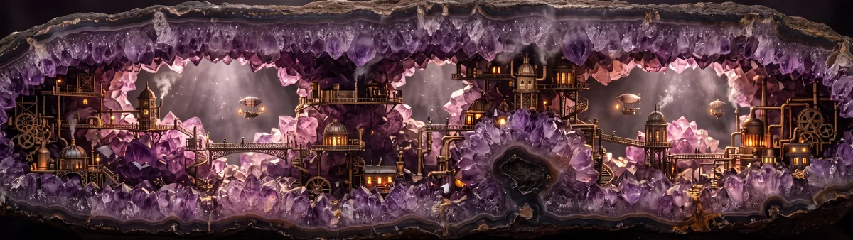 steampunk · fantasy · crystal