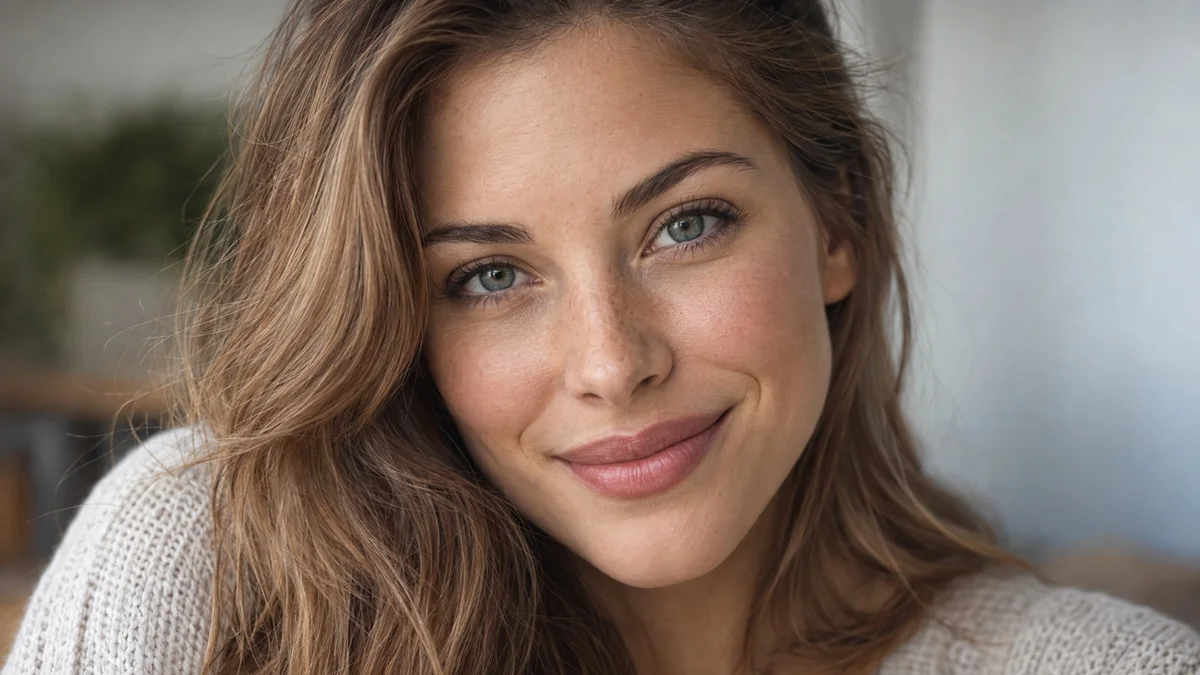 woman · portrait · smiling