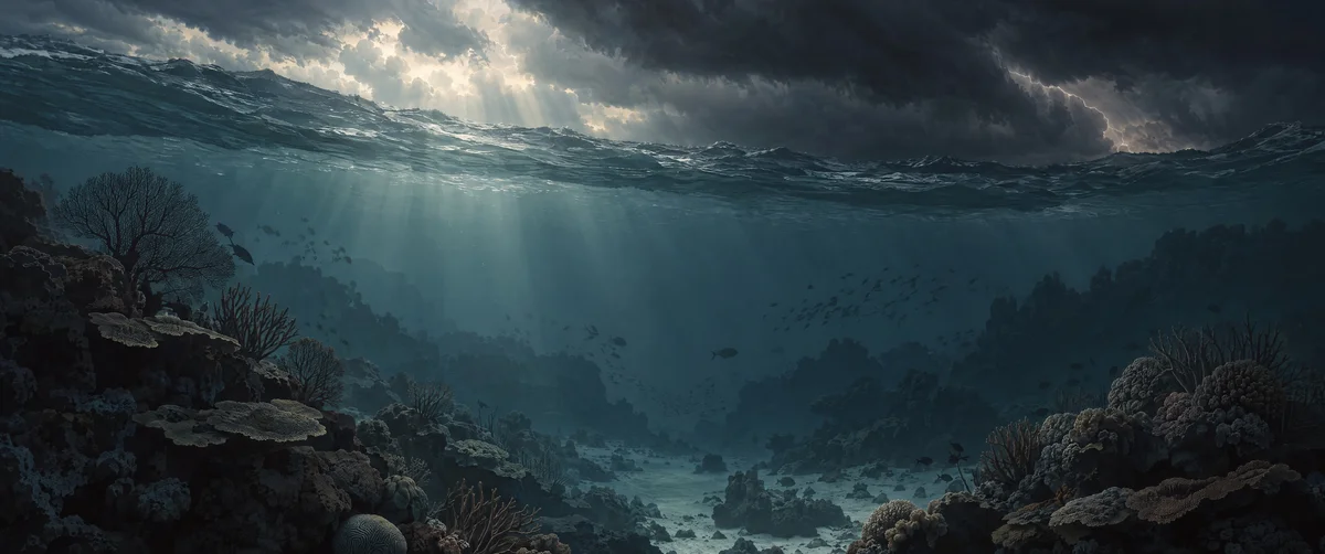 underwater · ocean · dramatic